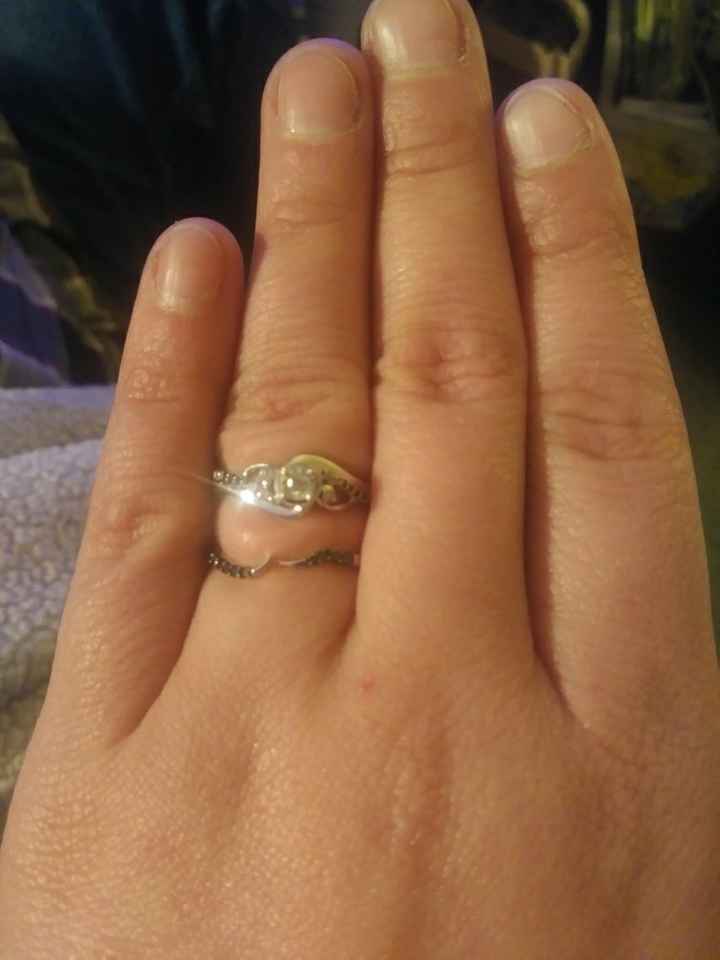 Engagement ring down the aisle or solder to band? - 1