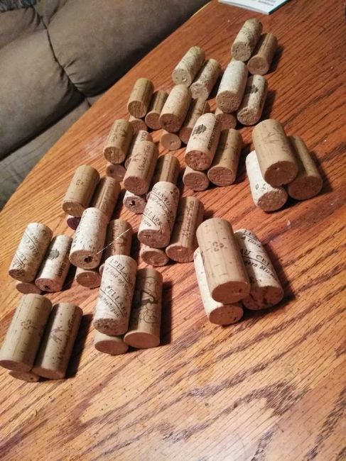 Wine cork photo holders