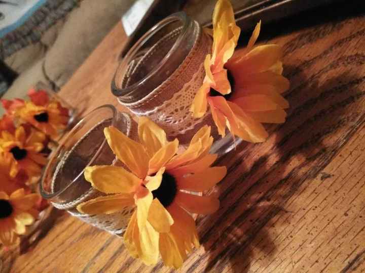 Votive holders for our sweetheart table