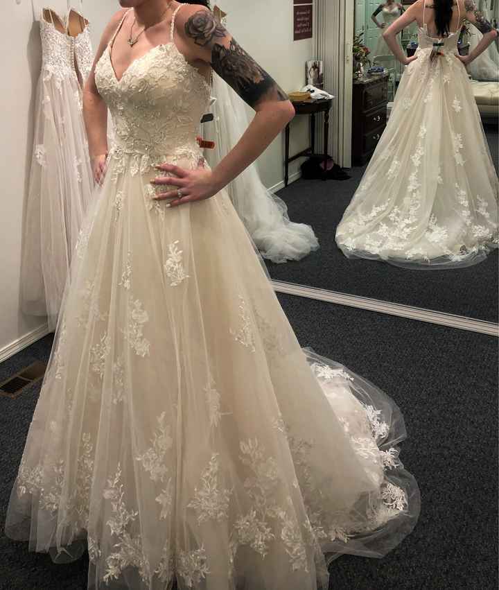 Said yes to the dress! - 2