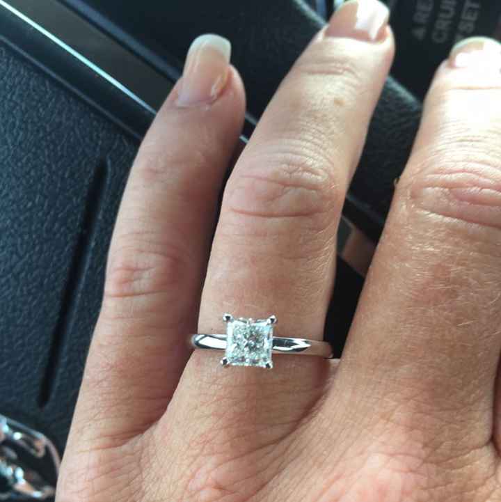 New engagement ring- show me your rings!