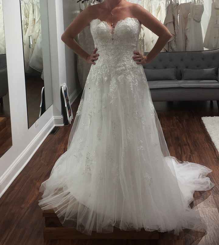 What was the most unique dress you tried on? Pics?