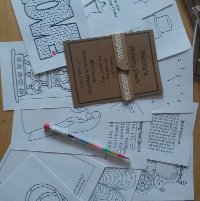 Activity packets for kids