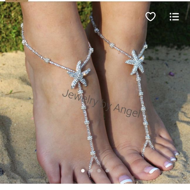 Beach wedding sandals - 1