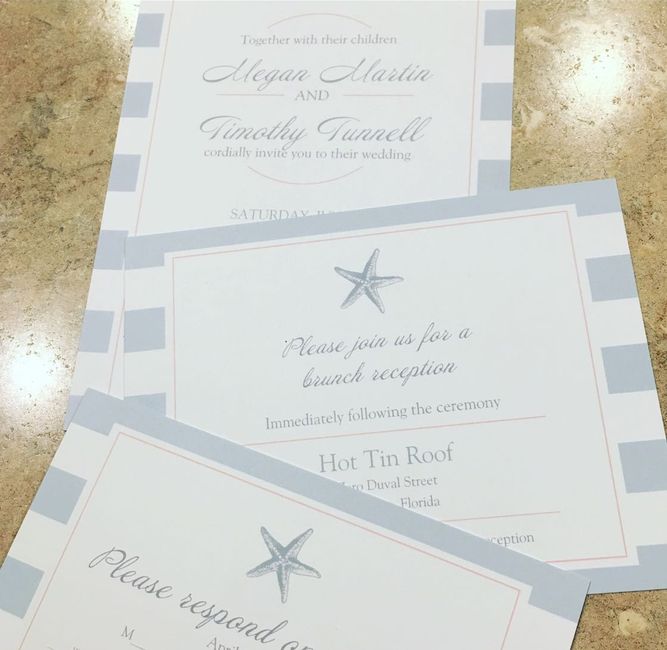 Invites! Let me se 'em! - 1