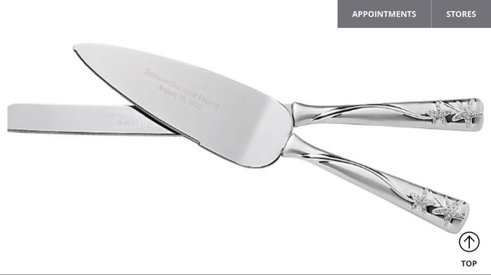 Cake knife & server - 1