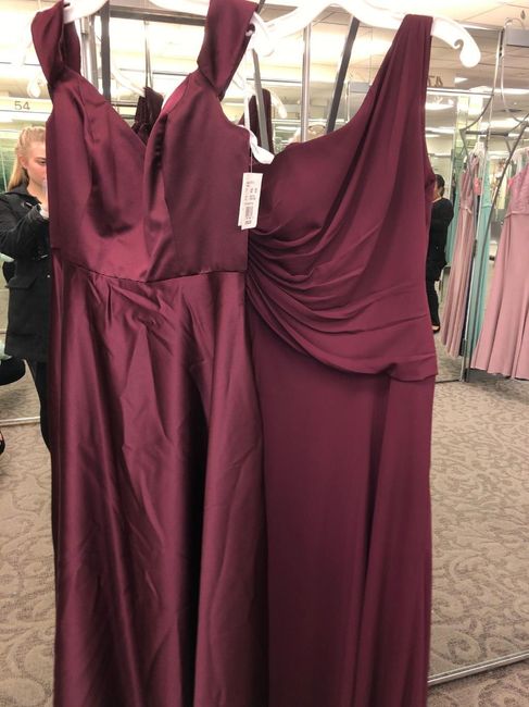 Bridesmaid got the wrong material dress - what should i do? 2