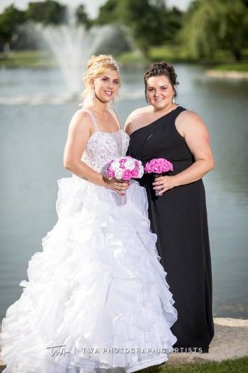 My matron of honor and I 