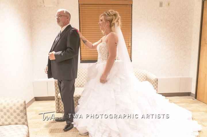 Daddy's first look 