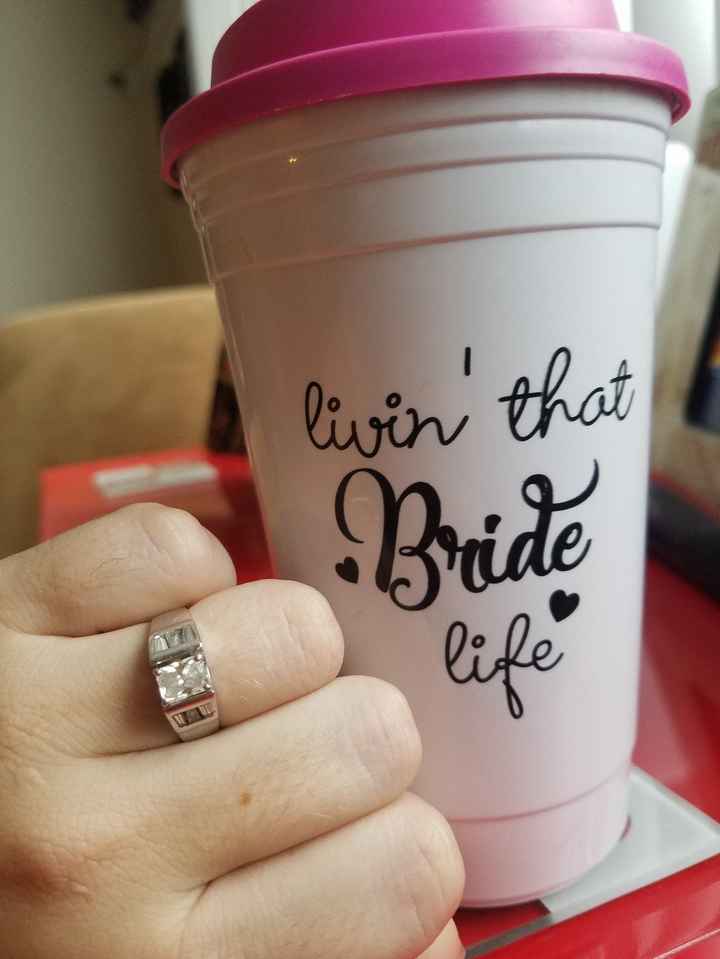 My ring now (i love more lol cause its a family heirloom) 