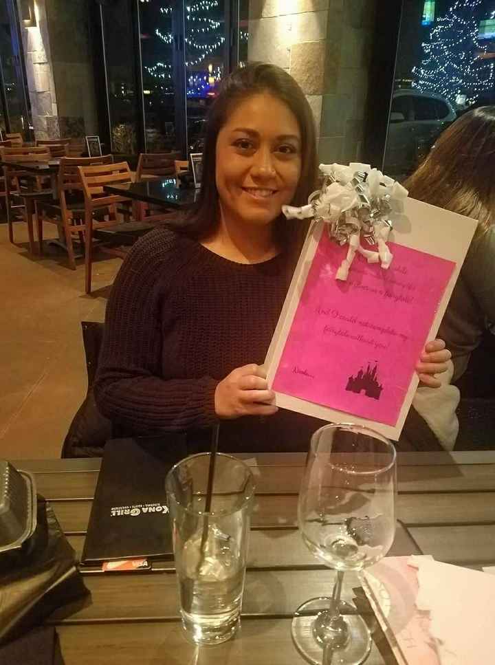 How did you ask your bridesmaids? - 1