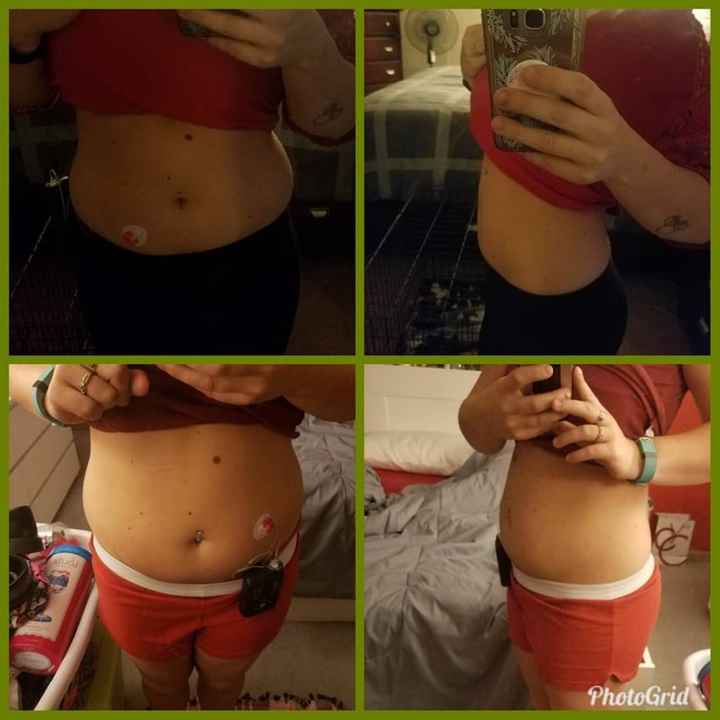 Bottom is where I started and top is now 