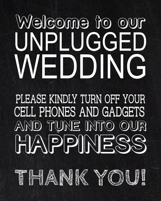 Unplugged Wedding