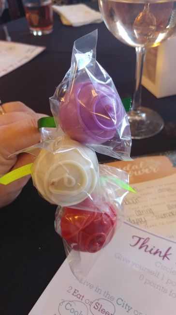 Cake pops that look like roses