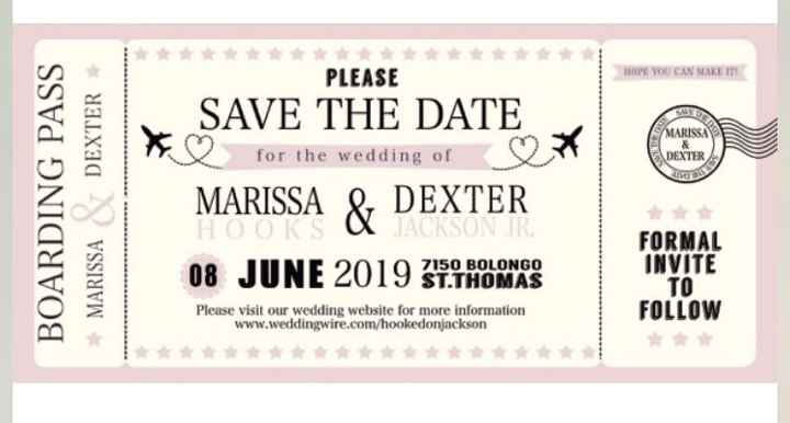 Save the dates - 1