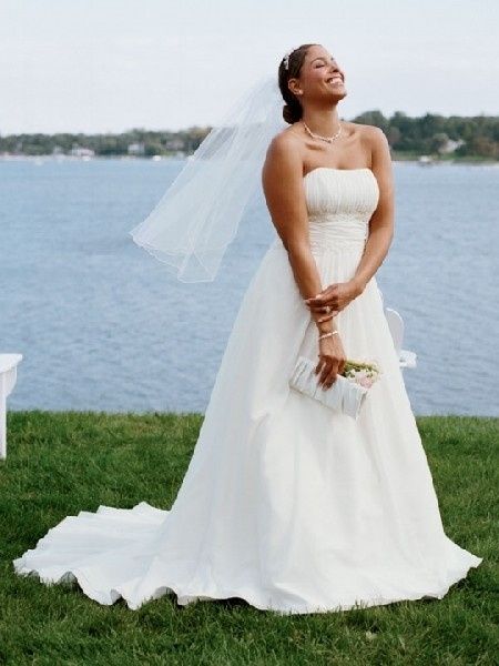 Show me you in your dress versus the model!