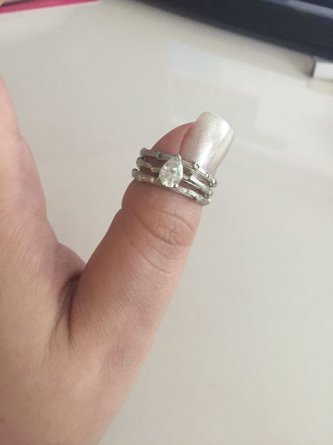 Show me the wedding bands....