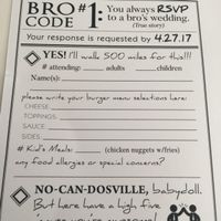 Show me your RSVP cards!