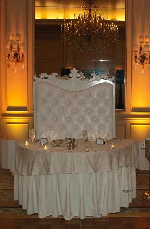 Head & Wedding Party table setting - 5