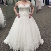 i tried on my dress again! - 1