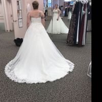 i tried on my dress again! - 2