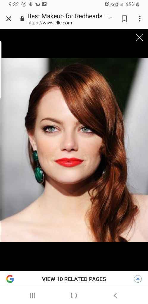 Calling all redheads! i need makeup inspiration help! - 1