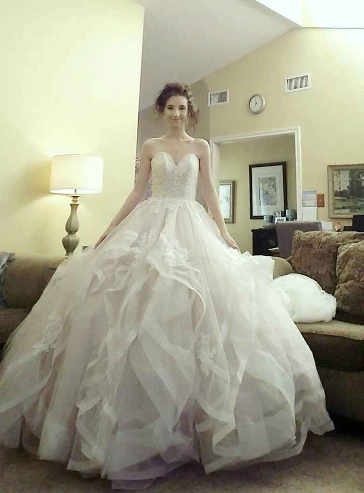 Me in the dress ( Front ) Natural hair