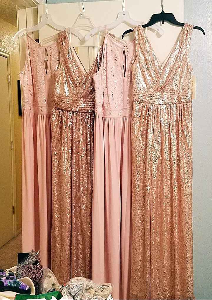 My bridesmaid dresses 