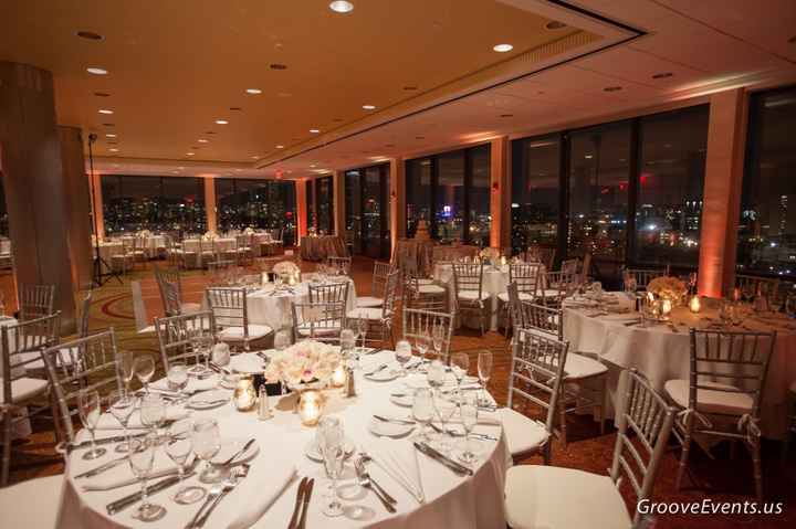 Uplighting and wall-to-wall windows