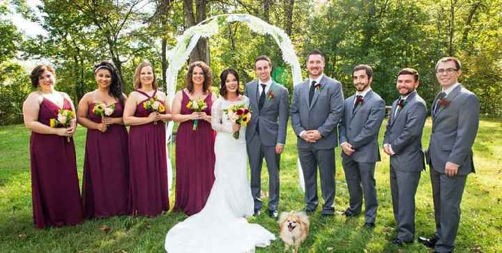 Can my bridesmaids wear different dresses? - 1