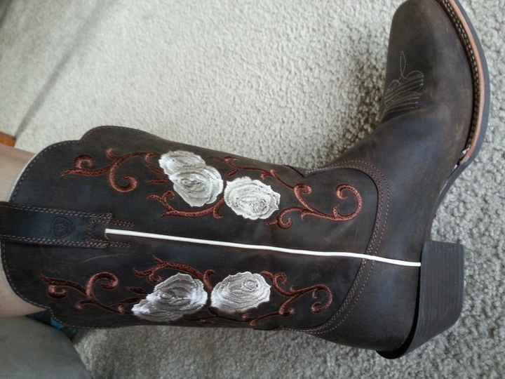 Anyone not wearing  traditional wedding shoes?