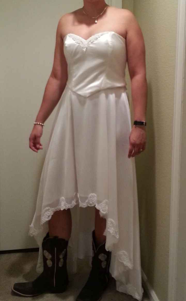 Please show me your simple wedding dresses to help me get over dress regret