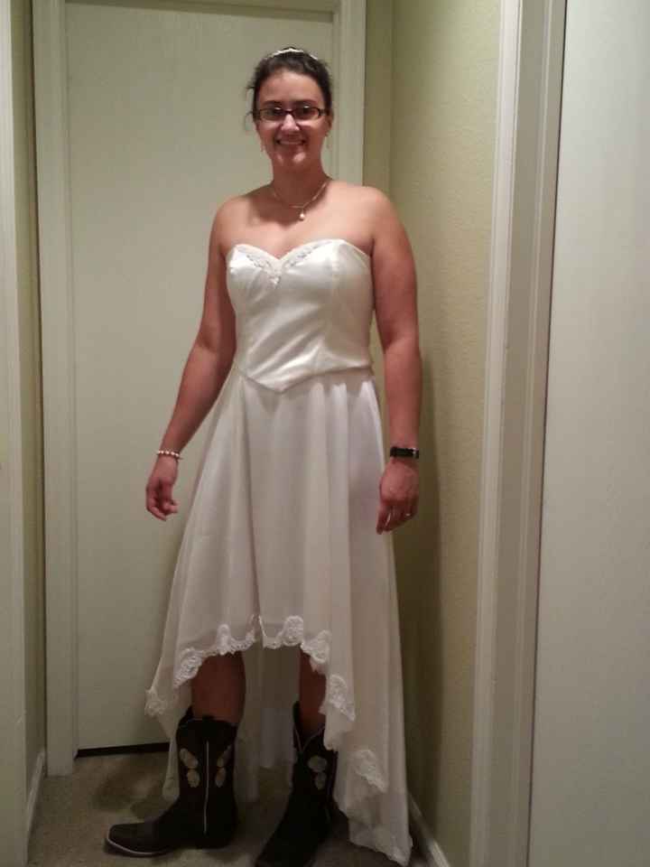 repurposed wedding dress