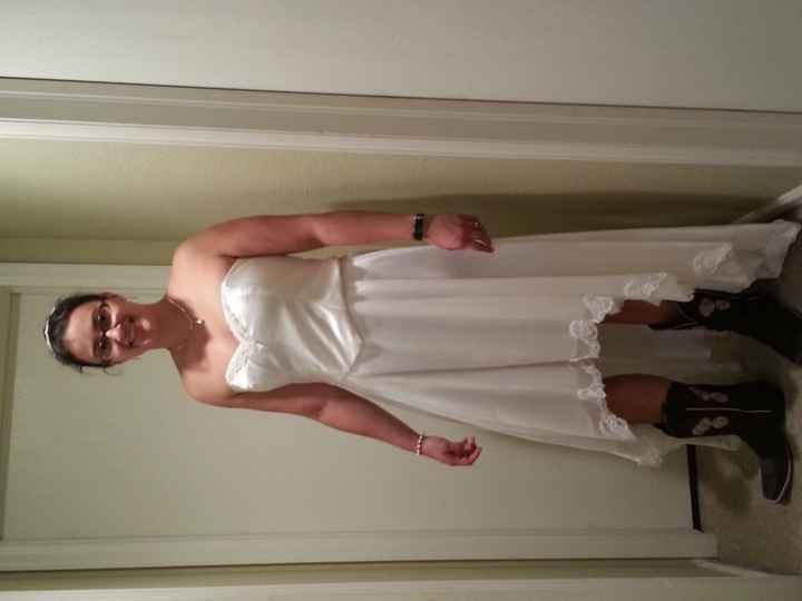 I said YES to the dress! .. Kind of