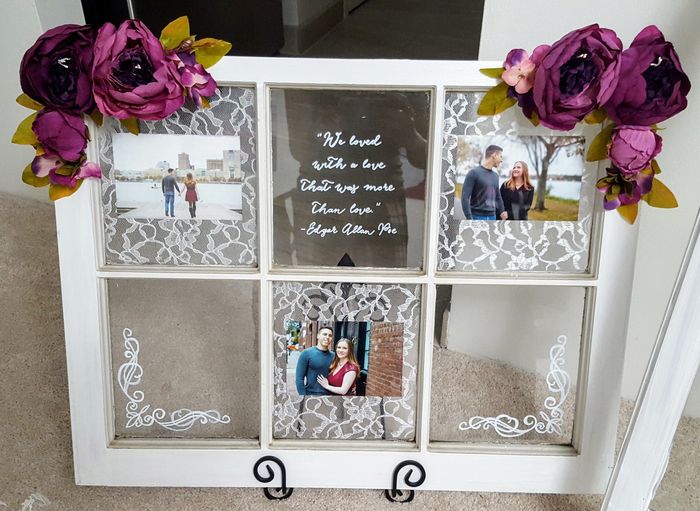 Paging DIYers: window pane picture frame (UPDATE with finished product!)