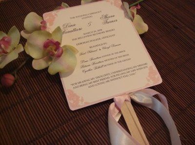 My DIY wedding programs. PICS :)