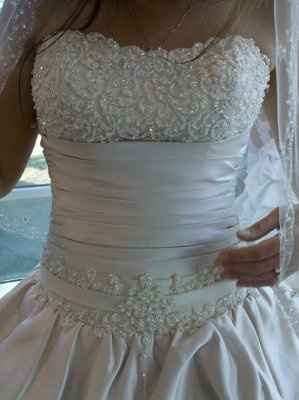 Dream dress came but seriously stressed!! Help!!