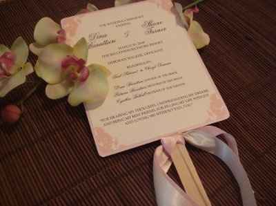 My DIY wedding programs. PICS :)