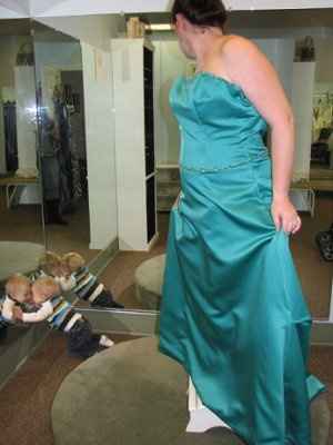 How different are your bridesmaids gowns from yours?
