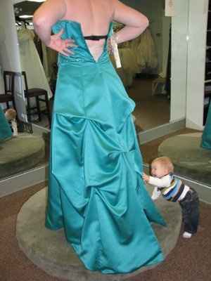 How different are your bridesmaids gowns from yours?