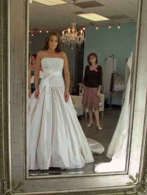 The dress you thought you had to have. And the dress you are wearing/wore on your wedding day