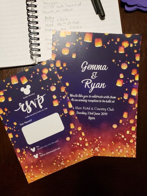 Invites are here!!! 🏰 13