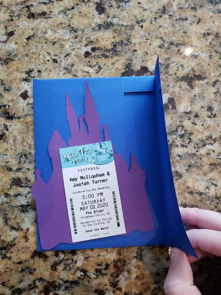 Who started their save the dates/invitations yet? i did save the date heres an example - 1