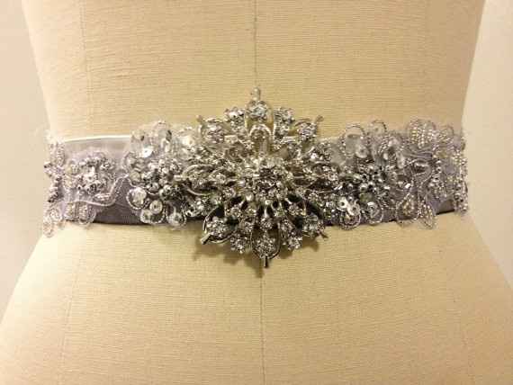 Blingy sash?--- UPDATE, I tried it with :)