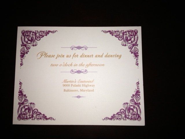 Vista print invites came in... Part of order is wet...