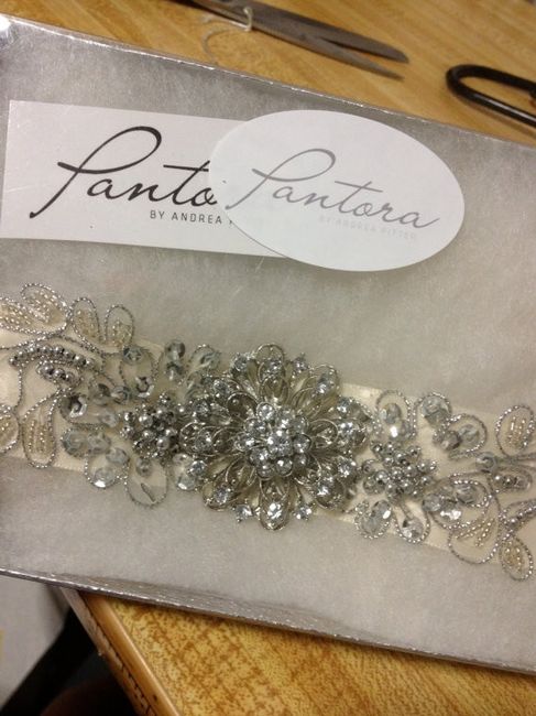 Blingy sash?--- UPDATE, I tried it with :)
