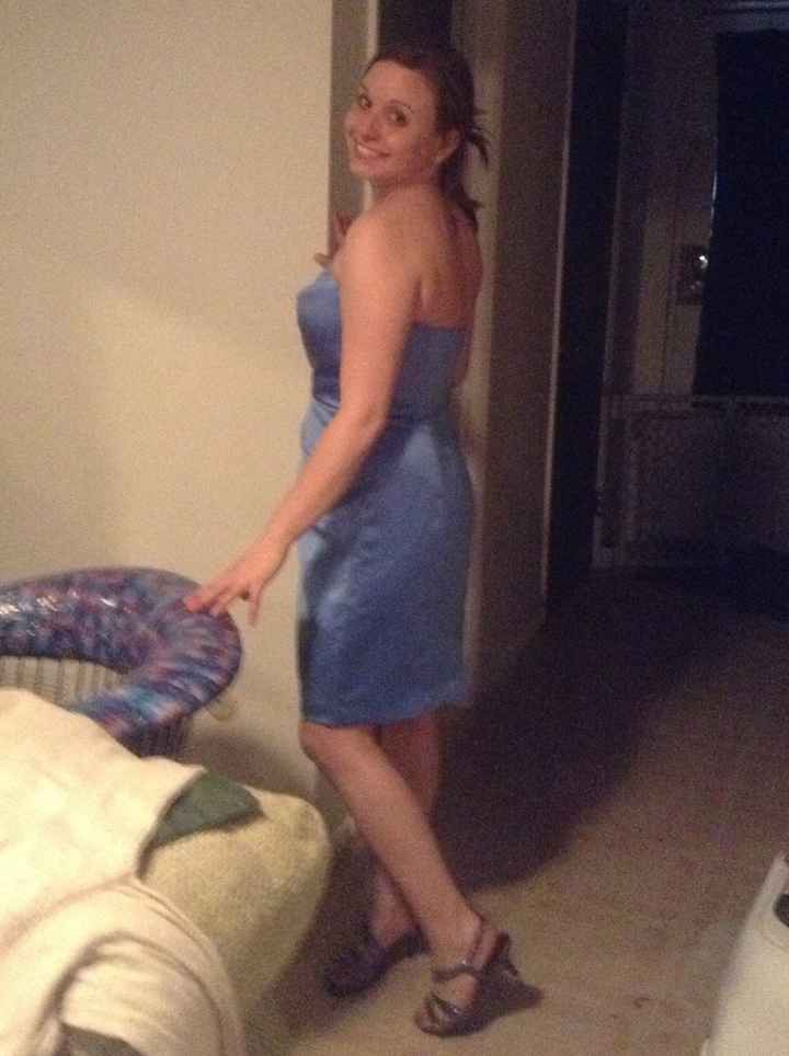 Ahhhh we got our BM dresses today! Pics~~~
