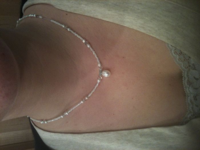 Update on my custom made necklace, it's not yellow!!! Feedback please! Pics