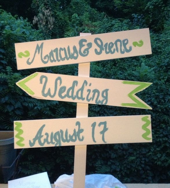 DIY Ceremony Sign! Come see!