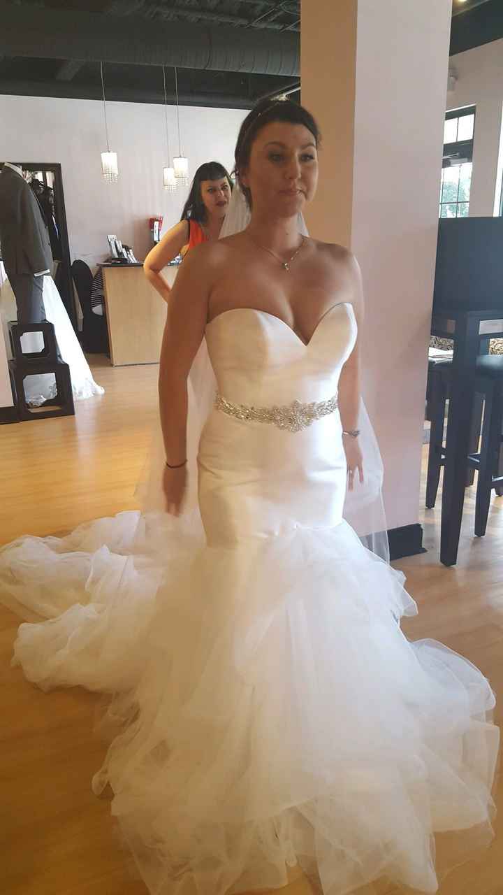 Can I get your opinion my hair up or down for my dress?